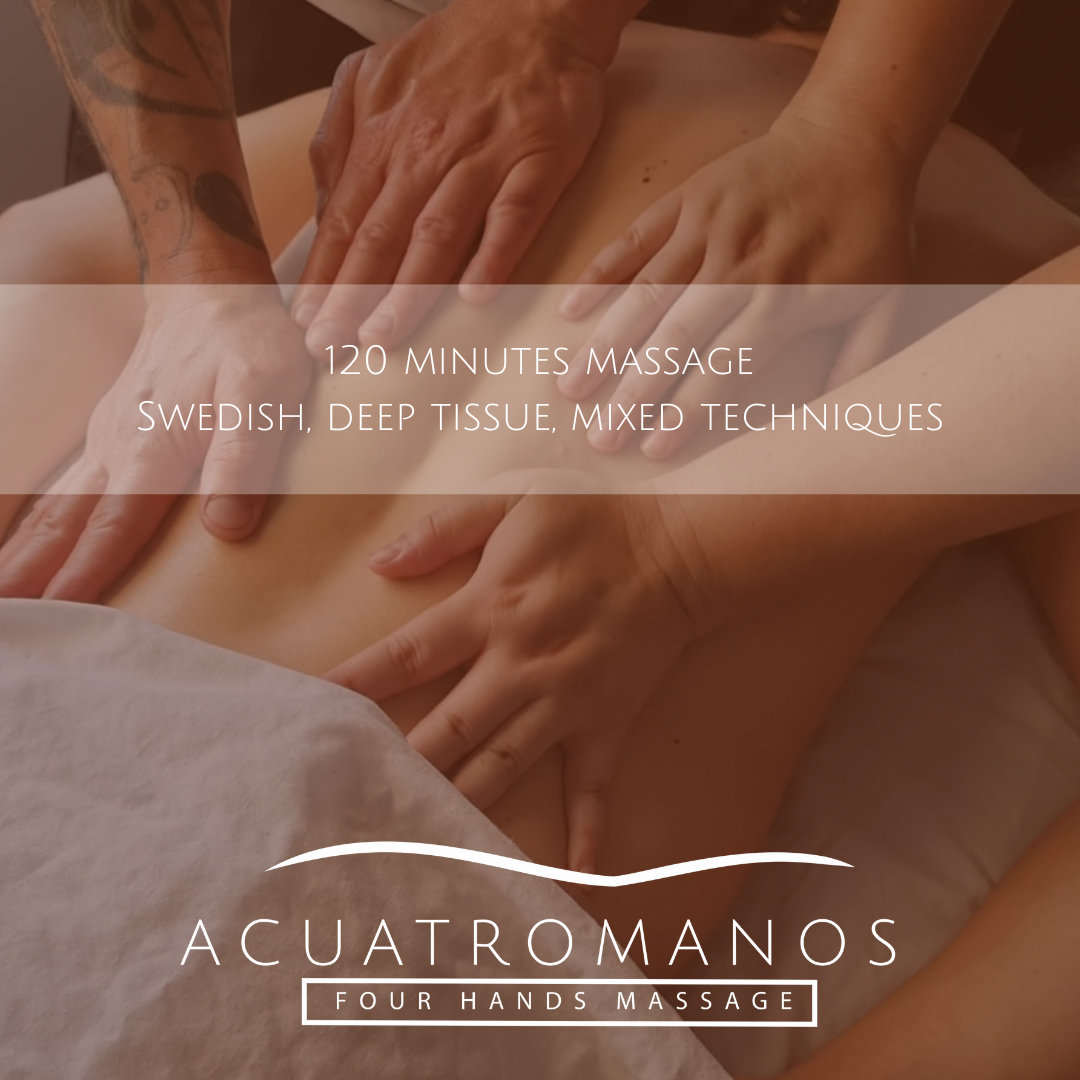 120 minutes four hands massage 6 sessions package